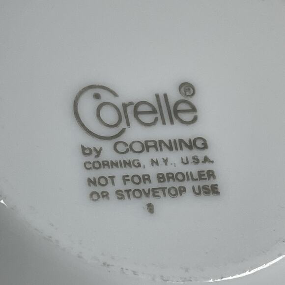 Corelle Lot of 5 Cups & Saucers Spring Blossom Green Crazy Daisy Coffee Tea Set - Picture 6 of 6